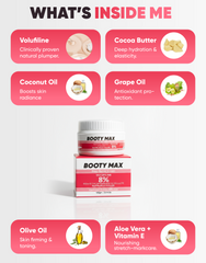 Booty Max® – Lift, Plump & Firm Buttock Cream with Volufiline 8%