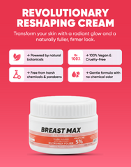 Breast Max® – Lift, Firm & Volumize Breast Cream with Volufiline 5%