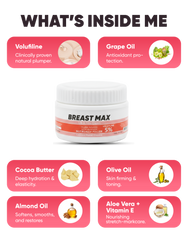 Breast Max® – Lift, Firm & Volumize Breast Cream with Volufiline 5%